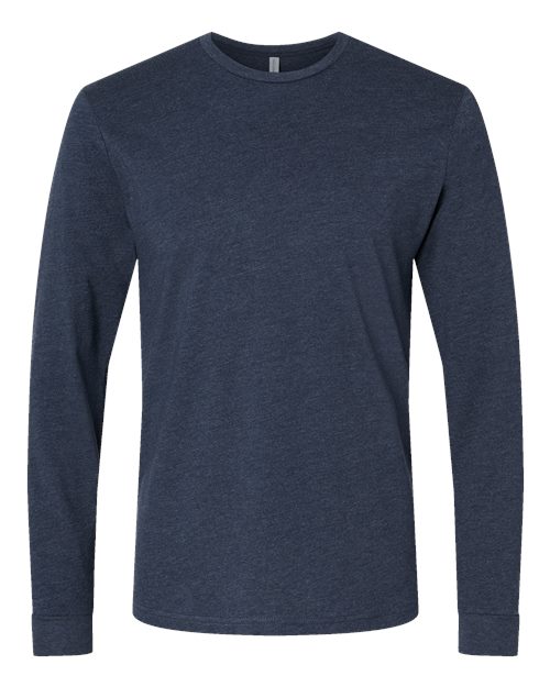 Next Level 6211 Unisex CVC Long Sleeve T-Shirt - Midnight Navy - front