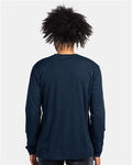 Next Level 6211 Unisex CVC Long Sleeve T-Shirt - Midnight Navy - model back
