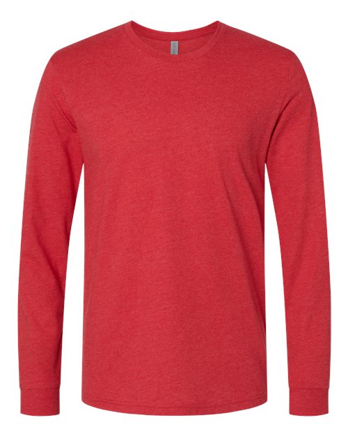 Next Level 6211 Unisex CVC Long Sleeve T-Shirt - Red - front