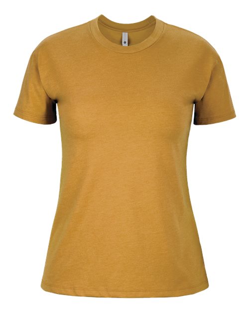 Next Level 6600 Women's CVC Relaxed T-Shirt - Antique Gold - front