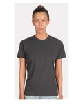 Next Level 6600 Women's CVC Relaxed T-Shirt - Charcoal - model front