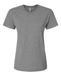 Next Level 6600 Women's CVC Relaxed T-Shirt - Dark Heather Grey - front