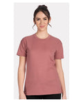 Next Level 6600 Women's CVC Relaxed T-Shirt - Heather Mauve - model front