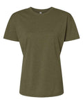 Next Level 6600 Women's CVC Relaxed T-Shirt - Military Green - front