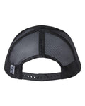 The Game GB452E Everyday Trucker Cap - Black/ Black - back