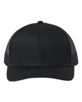 The Game GB452E Everyday Trucker Cap - Black/ Black - front