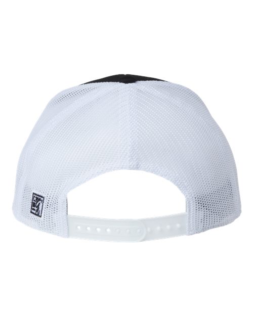 The Game GB452E Everyday Trucker Cap - Black/ Grey/ White - back