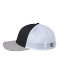 The Game GB452E Everyday Trucker Cap - Black/ Grey/ White - side
