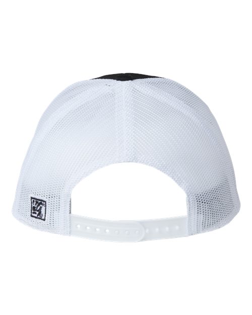 The Game GB452E Everyday Trucker Cap - Black/ White - back