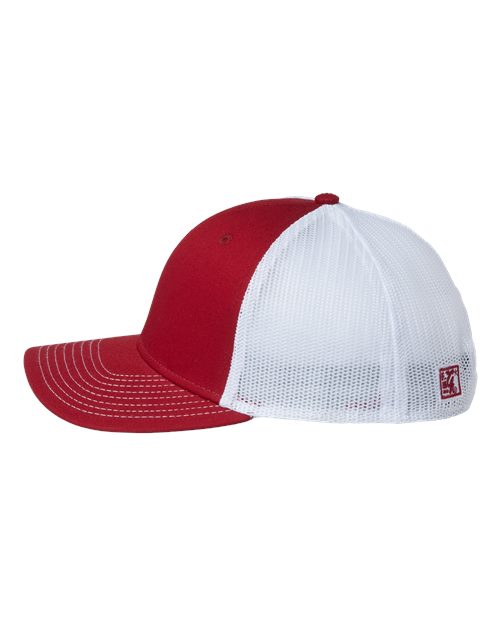 The Game GB452E Everyday Trucker Cap - Cardinal/ White - side