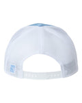The Game GB452E Everyday Trucker Cap - Columbia Blue/ White - back