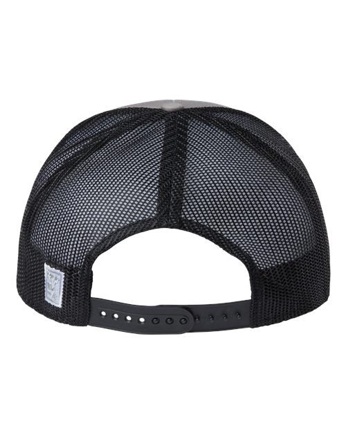 The Game GB452E Everyday Trucker Cap - Grey/ Black - back