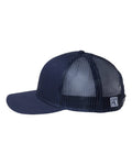 The Game GB452E Everyday Trucker Cap - Navy/ Navy - side