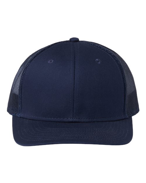The Game GB452E Everyday Trucker Cap - Navy/ Navy - front
