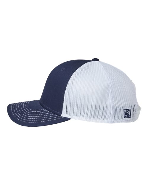 The Game GB452E Everyday Trucker Cap - Navy/ White - side