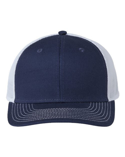 The Game GB452E Everyday Trucker Cap - Navy/ White - front