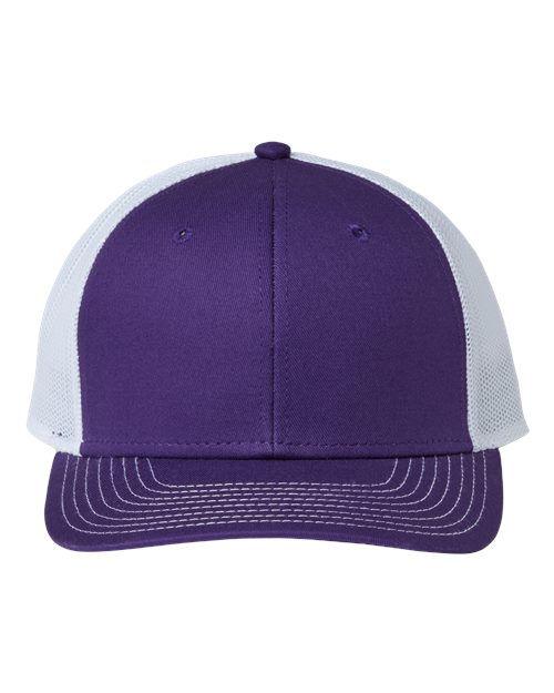 The Game GB452E Everyday Trucker Cap - Purple/ White - front