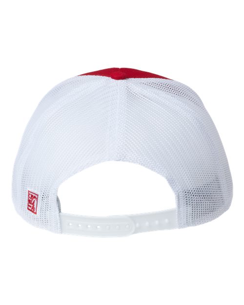 The Game GB452E Everyday Trucker Cap - Red/ White - back