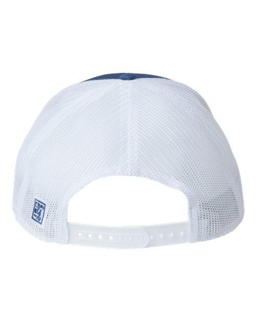 The Game GB452E Everyday Trucker Cap - Sea Blue/ White - back
