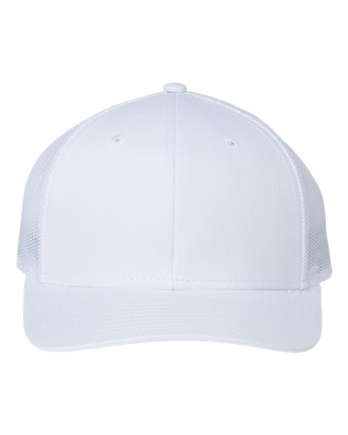 The Game GB452E Everyday Trucker Cap - White/ White - front