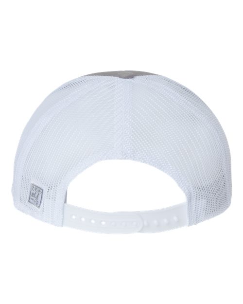 The Game GB452E Everyday Trucker Cap - Grey/ White - back