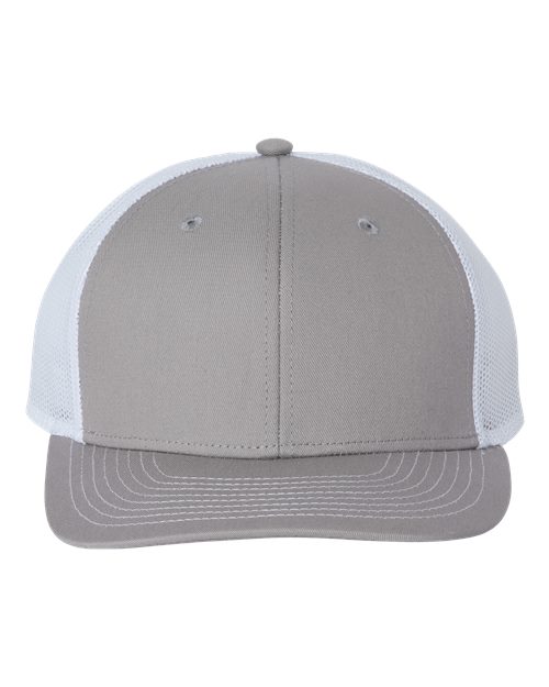 The Game GB452E Everyday Trucker Cap - Grey/ White - front