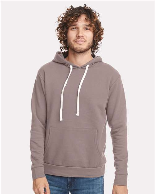 Next Level 9303 Unisex Santa Barbara Hoodie Sweatshirt - Shiitake - model front