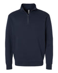 Next Level 9643 Unisex Fleece Quarter-Zip Pullover - Midnight Navy - front