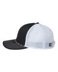 The Game GB452R Everyday Rope Trucker Cap - Black/ White - side