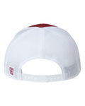 The Game GB452R Everyday Rope Trucker Cap - Cardinal/ White - back