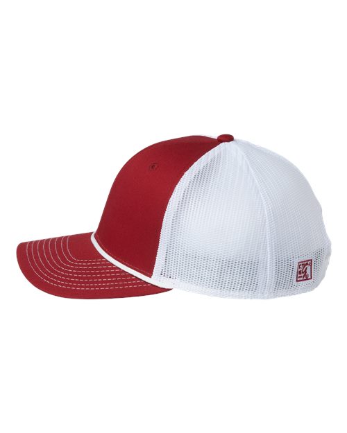 The Game GB452R Everyday Rope Trucker Cap - Cardinal/ White - side