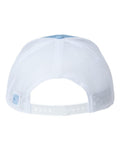 The Game GB452R Everyday Rope Trucker Cap - Columbia Blue/ White - back