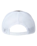 The Game GB452R Everyday Rope Trucker Cap - Light Grey/ Black - back