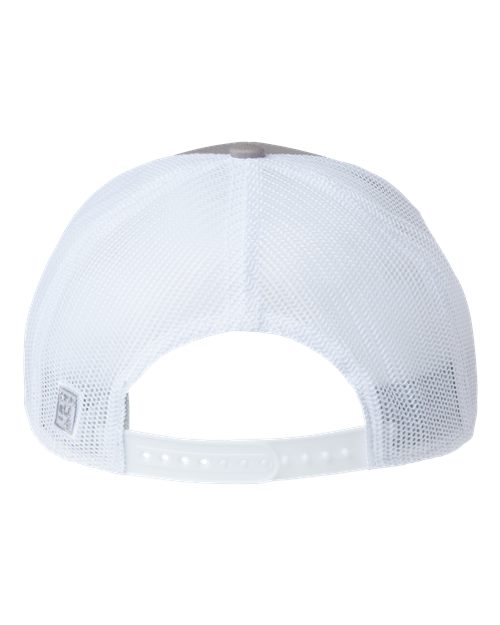 The Game GB452R Everyday Rope Trucker Cap - Light Grey/ Black - back