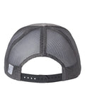 The Game GB452R Everyday Rope Trucker Cap - Light Grey/ Charcoal - back