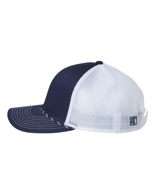 The Game GB452R Everyday Rope Trucker Cap - Navy/ White - side