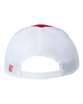 The Game GB452R Everyday Rope Trucker Cap - Red/ White - back