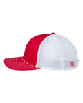 The Game GB452R Everyday Rope Trucker Cap - Red/ White - side