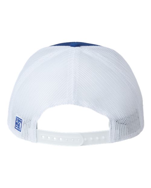 The Game GB452R Everyday Rope Trucker Cap - Royal/ White - back