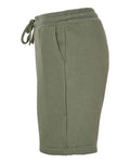 BELLA + CANVAS 3724 Unisex Sponge Fleece Shorts - Military Green - side