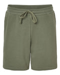BELLA + CANVAS 3724 Unisex Sponge Fleece Shorts - Military Green - front