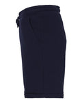 BELLA + CANVAS 3724 Unisex Sponge Fleece Shorts - Navy - side