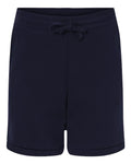 BELLA + CANVAS 3724 Unisex Sponge Fleece Shorts - Navy - front