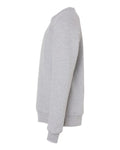 BELLA + CANVAS 3901Y Youth Sponge Fleece Crewneck Sweatshirt - Athletic Heather - side