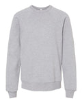 BELLA + CANVAS 3901Y Youth Sponge Fleece Crewneck Sweatshirt - Athletic Heather - front