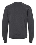 BELLA + CANVAS 3901Y Youth Sponge Fleece Crewneck Sweatshirt - Dark Grey Heather - back