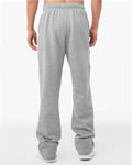 BELLA + CANVAS 3725 Unisex Sponge Fleece Straight Leg Sweatpants - Athletic Heather - model back