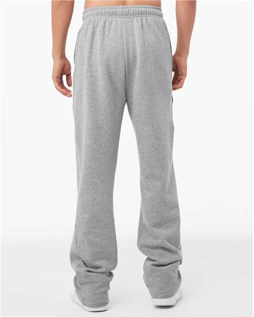 BELLA + CANVAS 3725 Unisex Sponge Fleece Straight Leg Sweatpants - Athletic Heather - model back