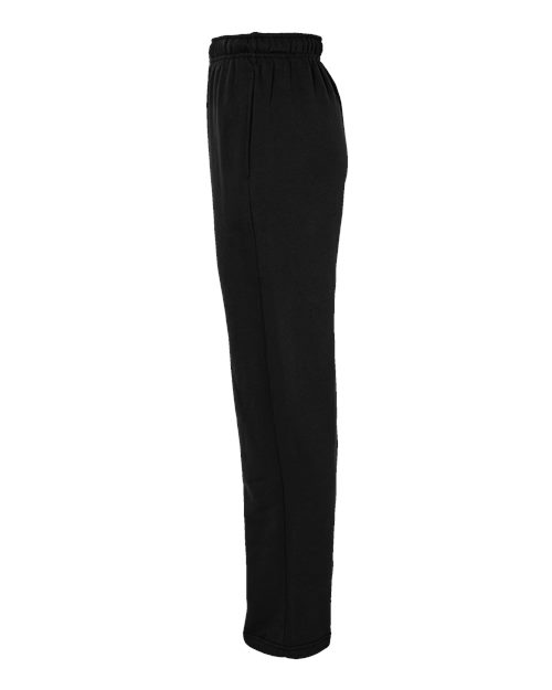 BELLA + CANVAS 3725 Unisex Sponge Fleece Straight Leg Sweatpants - Black - side