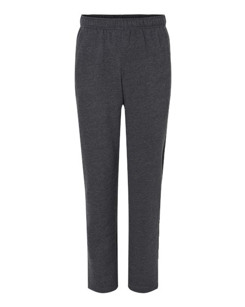 BELLA + CANVAS 3725 Unisex Sponge Fleece Straight Leg Sweatpants - Dark Grey Heather - front